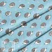 Отрез ткани 79х50 см "Ежик на голубом" (Cotton)
