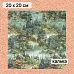 Калька 20х20 см "Лукоморье 15", плотность 110 гр/м2 (ScrapMania)