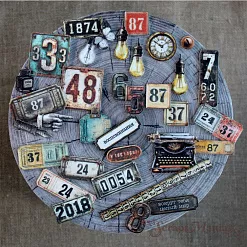 Набор тканевых высечек "Старый архив. Билетики", 34 шт (ScrapMania)