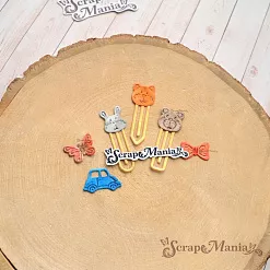 Нож "Детство. Скрепки", 1х3,1 см (ScrapMania)