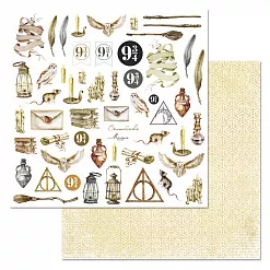 Бумага "Волшебник. Элементы колдовства" (ScrapMania) Бумага "Волшебник. Элементы колдовства" (ScrapMania)