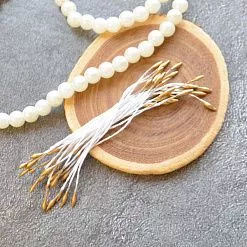 Набор тычинок "Жемчужные мини. Золотые", 25 шт (Китай)