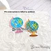 Нож "Школьная жизнь. Глобус", 3,8х5,5 см (ScrapMania)