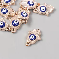 Акриловое украшение "Рука Фатимы от сглаза. Золото", 1 шт (АртУзор)