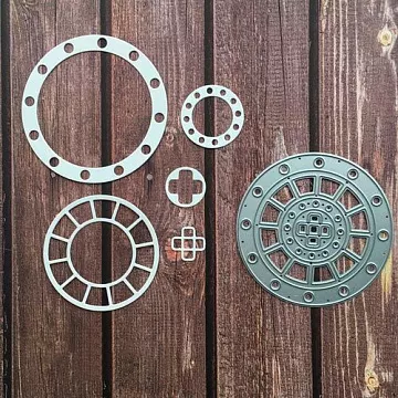 Нож "Техно колесо", 7,6 см (Scrapman)