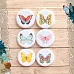 Набор фишек "Бабочки на белом" (ScrapMania)