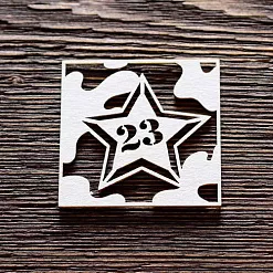 Украшение из чипборда "23 февраля 2" (ArtLines)