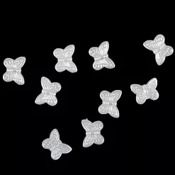 Акриловое украшение "Бабочка", цвет жемчужный, 1 шт (АртУзор)