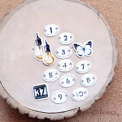 Набор высечек из бумаги "Старый архив", 51 шт (ScrapMania)