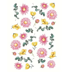 Бумага А4 "Необычайная. Декор 1. Розовые цвет" (Эклектика)