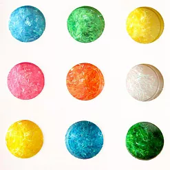 Набор наполнителей для шейкера "Стружка неон"