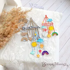 Нож "Детство. Мобиль", 3,5х7 см (ScrapMania)