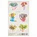 Наклейки 9,5х15,5 "Лейки и цветы" (Мир открыток)