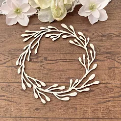 Чипборд "Веночек из простых веточек" (LeoMammy)