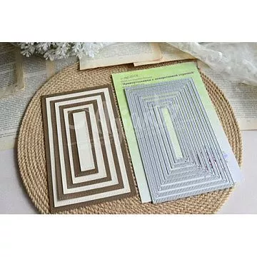 Нож "Прямоугольники с декоративной строчкой", 18,5х11 см (AgiArt)