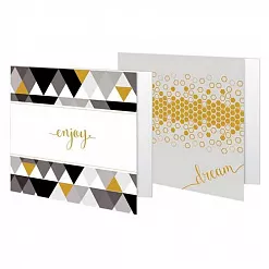 Набор для создания мини-открыток "Geometric. Моно" (DoCrafts)