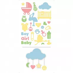 Нож "Фигурки. Новорожденный", 14,8х21 см (DoCrafts)