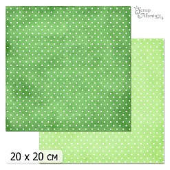 20х20 Бумага "Фономикс. Горошки. Дизайн 6" (ScrapMania)