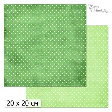 20х20 Бумага "Фономикс. Горошки. Дизайн 6" (ScrapMania)
