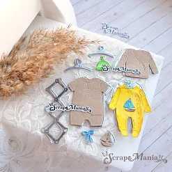 Нож "Детство. Одежда для мальчика", 5,1х6,6 см (ScrapMania) Нож "Детство. Одежда для мальчика", 5,1х6,6 см (ScrapMania)