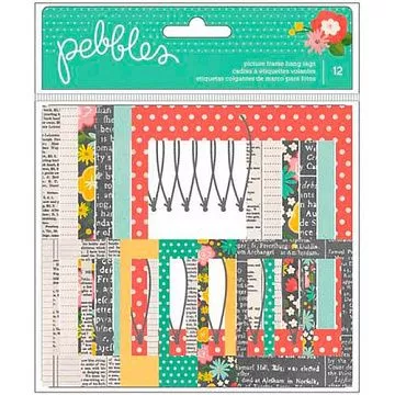 Набор бумажных рамок "Любовь по переписке" (Pebbles)
