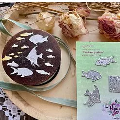 Нож "Стайка рыбок", 3,9х3 см (AgiArt)