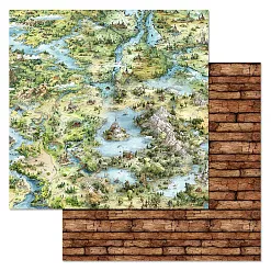 Бумага "Лукоморье. В некотором царстве..." (ScrapMania) Бумага "Лукоморье. В некотором царстве..." (ScrapMania)