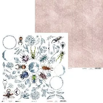 Бумага "Moon - 01"  (Piatek13)