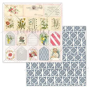 Бумага 30х30 см "Вкус лета. Напишу тебе письмо" (Summer Studio)