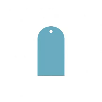 Набор акриловых украшений "Тэг полукруг. Мини", 5 шт (CraftStory)