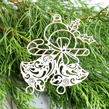 Чипборд "Колокольчики", 6х8,3 см (LeoMammy)