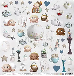 Бумага "Sleep & Dream 2. Картинки для вырезания" (CraftO'clock)