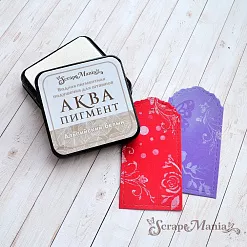 Штемпельная подушечка Альпийский белый, 7,5х7,5 см (ScrapMania)