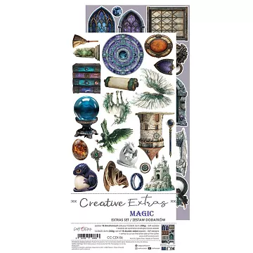 Набор бумаги 15х30 см "Magic. Для вырезания", 18 листов (Craft O'Clock)