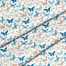 Отрез ткани 79х50 см "Голубые бабочки" (Cotton)