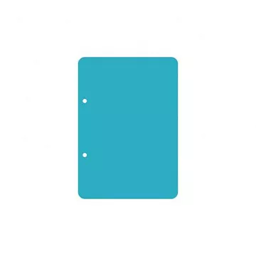 Набор пластиковых листов А5 "Прозрачные вертикальные. Скругленный угол. 2 отверстия", толщина 0,5 мм (CraftStory)