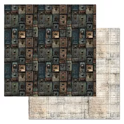 Бумага "Старый архив. Замочные скважины" (ScrapMania) Бумага "Старый архив. Замочные скважины" (ScrapMania)