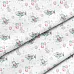 Отрез ткани 39х50 см "Зайки в самолете" (Cotton)