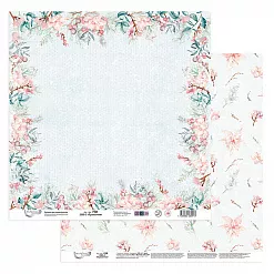 Бумага 30х30 см "Пуансеттия 3" (Mr.Painter)