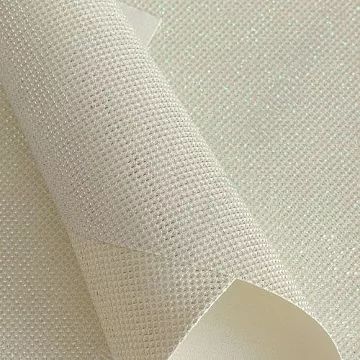 Отрез экокожи А4 с глиттером "Серебро"