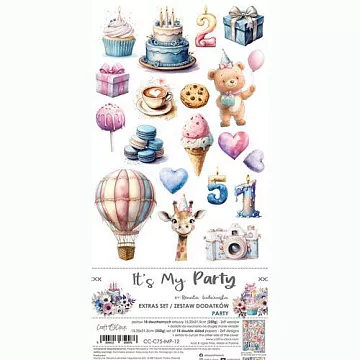 Набор бумаги 30х15 см "It's my party. Emotions", 18 листов (CraftO'clock)