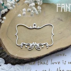 Украшение из чипборда "Рамка 744" (Fantasy)