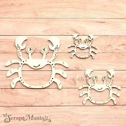 Чипборд "Морячок. Шейкер. Крабик. Маленький" (ScrapMania)