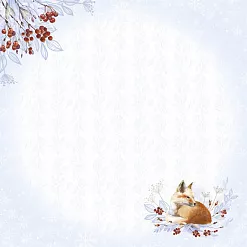 Бумага "Снежная клюква. Лисичка" (ScrapMania)
