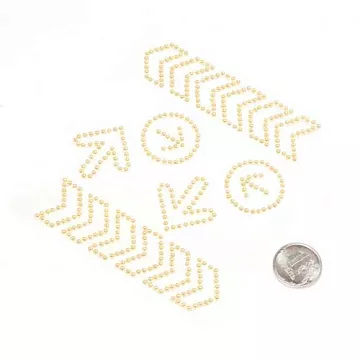 Наклейки из полужемчужин "Вокруг света" (ScrapBerry's)