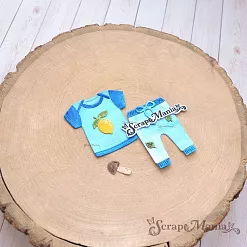 Нож "Детство. Костюмчик", 4,8х5 см (ScrapMania)