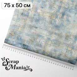Отрез ткани 75х50 см "Элементарно, Ватсон! Потертая клетка" (ScrapMania) Отрез ткани 75х50 см "Элементарно, Ватсон! Потертая клетка" (ScrapMania)