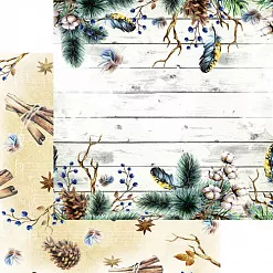 Бумага "Winter birds - 2" (SunnyCraft)