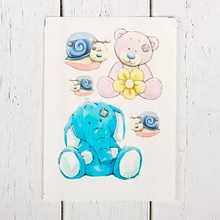 Набор термонаклеек 7х10 см "Зверюшки"