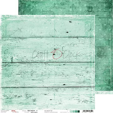 Бумага 30х30 см "Mint mood 02" (CraftO'clock)